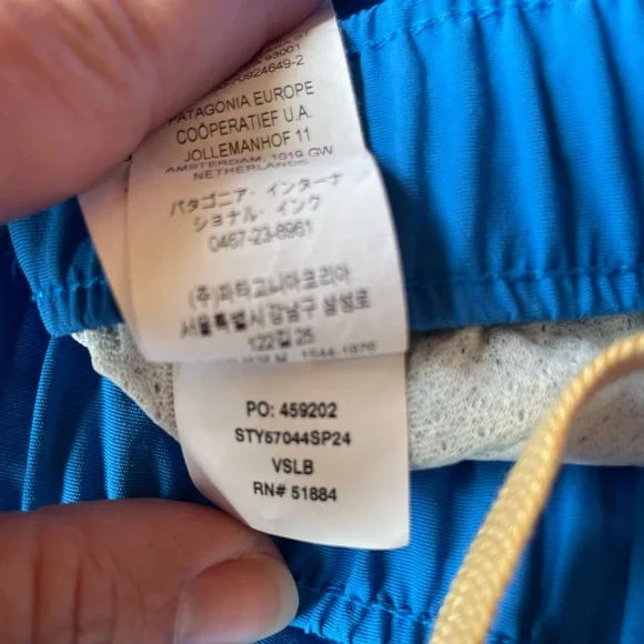Patagonia Barely Baggie Blue Shorts size XL - Picture 5 of 11